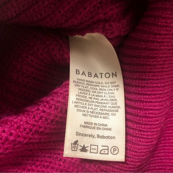 Aritzia Babaton Hazlitt Sweater Vest Deep Magenta Pink XXS - Picture 14 of 16